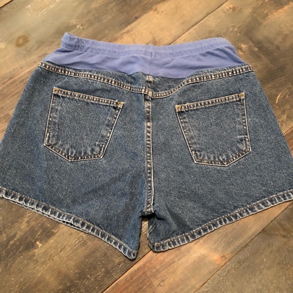 Motherhood Maternity Jean Shorts - Picture 2 of 3
